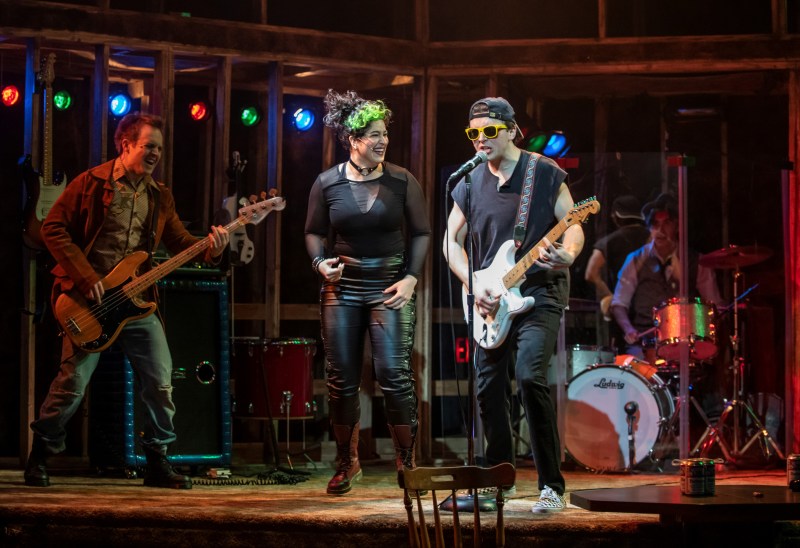 Verboten: Krystal Ortiz and Kieran McCabe at the Cubby Bear. Photo by Michael Brosilow.